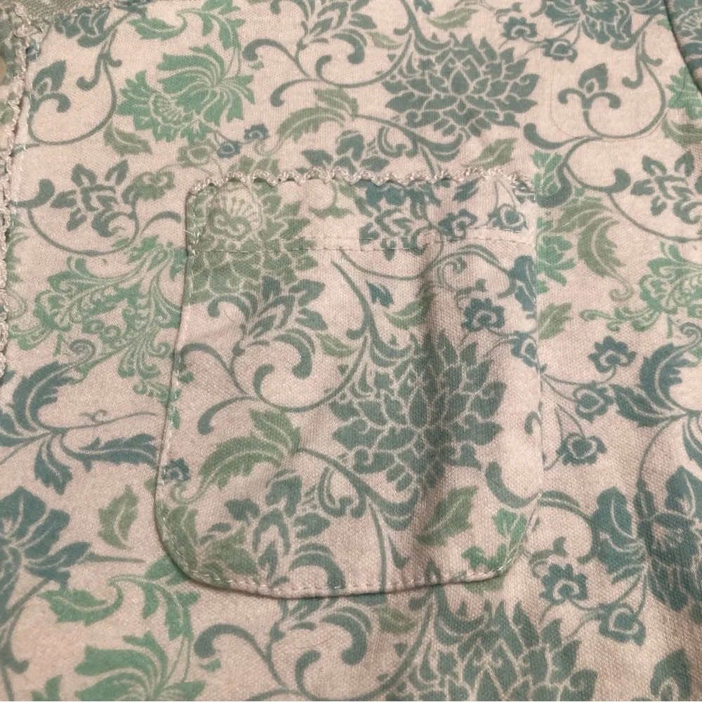 NWOT Vintage Karen Neuburger Pajama Top and Capri Set Size L